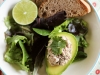 Cilantro-Lime Sardine Salad in Avocado Halves