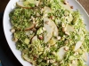Shaved Brussels Sprouts with Apples, Hazelnuts & Brown Butter Dressing