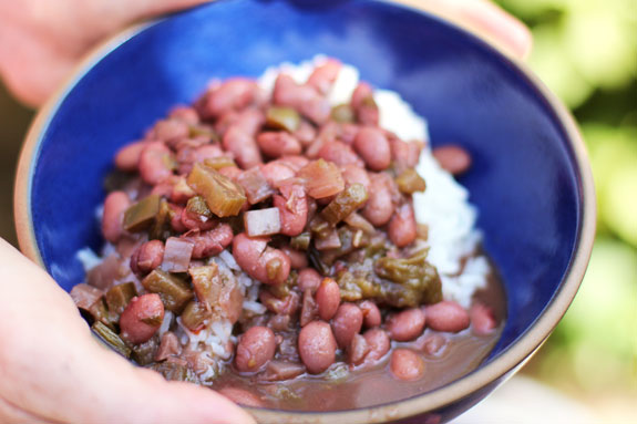 Eat Your Greens » Vegetarian Red Beans & Rice