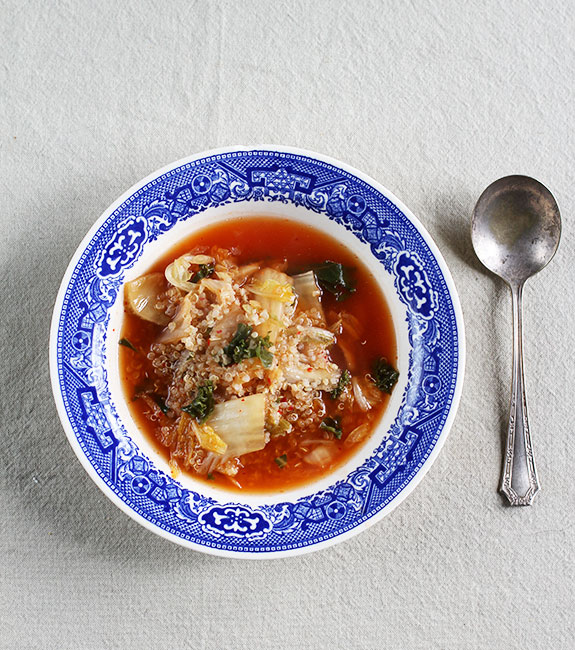 Hot & Sour Kimchi and Quinoa Stew / Eat Your Greens