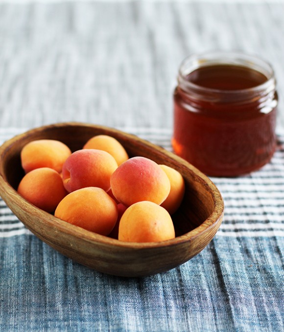 Baked Apricots with Honey from Eat Your Greens